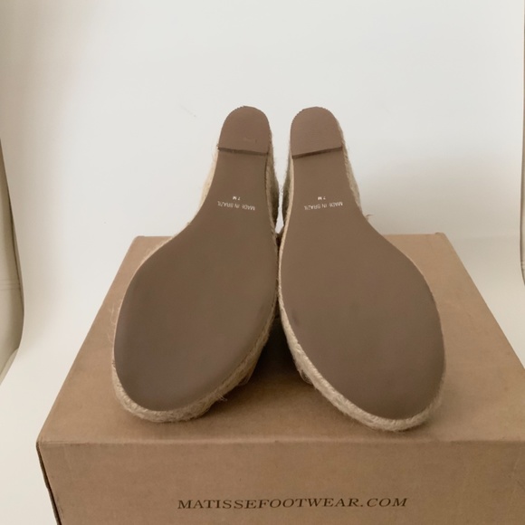 MADE IN BRAZIL - Matisse wedge beige suede sandal - Picture 6 of 7